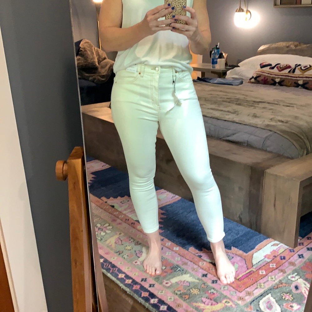 Topshop white jeans